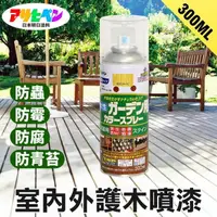 在飛比找momo購物網優惠-【日本Asahipen】水性室內外護木噴漆 300ML 共六