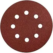 Makita 80 Grit Hook and Loop Punched Sanding Disc, Brown, 125 mm Pad Diameter (Pack of 50)
