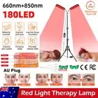 Red Light Therapy Lamp with Stand Dual Infrared Lamps 180LED 660nm Red and 850nm