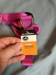 Step in Dog Harness Pink Size Large