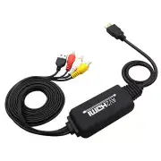 1080P HDMI to 3 RCA AV Video Audio Cable Converter Adapter For HDTV XBOX PS4 DVD