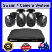 New Swann 4 Camera 1080p DVR System Home Security Spotlight Night Vision Full HD
