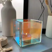 Infinite Reflections Square Tealight Holder