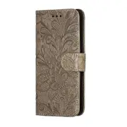 Lace Flower Horizontal Flip Leather Case with Holder & Card Slots & Wallet for Nokia 2.1(Grey)