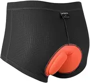 [Tignapoo] Women's Cycling Shorts 3D Padded Bicycle Bike Underwear Shorts Breathable Quick Dry Shorts Black