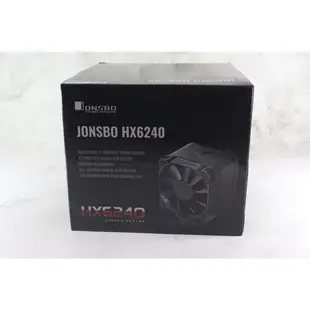 喬思伯 JONSBO HX6240 黑色空冷散熱器 內附暴力熊散熱膏 6導管 240W