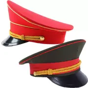 Men Army Hat Captain Performance Cap Soldier Fancy Dress Military Costume White