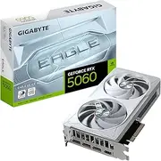 Gigabyte GeForce RTX 5060 Eagle OC Ice 8G Graphics Card - 8GB GDDR7, 128bit, PCI-E 5.0, 2550 MHz Core Clock, 3 x DisplayPort, 1 x HDMI, GV-N5060EAGLEOC ICE-8GD