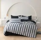 Ascar Striped Duvet/Doona/Quilt Cover Set Queen/King/Super King Size Bed M475