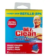 Mr Clean Magic Eraser Refill for Handy Grip, Pack of 2, White