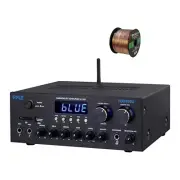Pyle PDA99BU 2-Channel Home HiFi Audio HDMI/Bluetooth Receiver with Wire