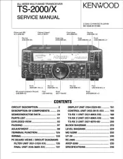 KENWOOD TS-2000 USER & SERVICE MANUAL on CD-ROM (PARTS, DIAGRAMS, & SCHEMATICS)