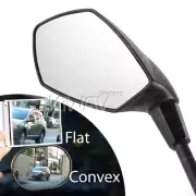 Fist Black LED Mirrors Running Indicator 5/16" for Harley Super Glide FXE