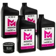 MISHON Engine Oil Change Kit for Yamaha V Star 1300 Tourer XVS1300A 2008