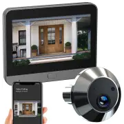 App Remote View Video Doorbell Camera Two Way Audio Peephole Camera Wifi Security Home Motion Detection Night Vision