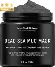 Dead Sea Mud Mask 8.8oz All Natural Face & Body Acne Blackhead Pore Reducer