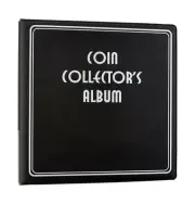 BCW 1-ALB3C-CN-BLK 3 In. Album-Coin Collectors-Black