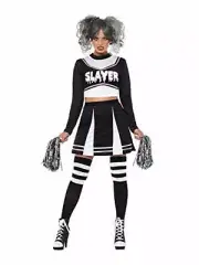 Smiffys Fever Gothic Cheerleader Costume