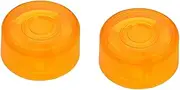 ERINGOGO 2pcs Bass Control Knob Electric Guitar Knobs Bass Guitar Knobs Volume Knob Bass Knob Orange
