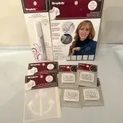 8 Pcs of Simplicity HotFix Crystal Kit, Anchor Stencil, Glue Pen, Crystals - NEW