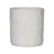 Northcote Pottery 16cm Springtime White Pot