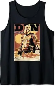 [STAR WARS] The Book Of Boba Fett Din Djarin Tatooine Tank Top