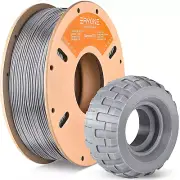 TPU Filament 1.75Mm for 3D Printer +/-0.03Mm, 95A, 0.5Kg (1.1 LBS) / Spool, Grey