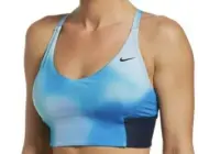 Nike Swim Women's Crossback Midkini Top Battle Blue Size Medium NWT MSRP $72