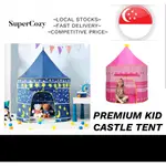 KIDS PLAY TENT CHILDREN CASTLE HUT DESIGN