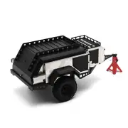 Metal Camping Trailer for 1/10 RC Crawler Car Traxxas TRX4 AXIAL SCX10 RC4WD