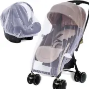 Mosquito Net 2Pack - Protective Baby Bug Net - Perfect for Strollers, Bassine...