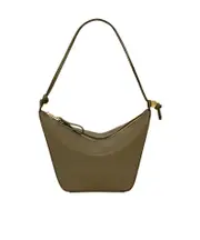 Loewe Hammock Mini Hobo Bag One size deep khaki green