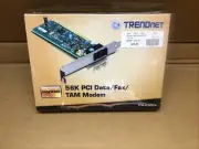 New Sealed Trendnet 56K High Speed Internal PCI Modem Data Fax TAM Modem