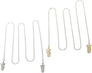 [Holibanna] 4pcs Metal Eyeglass Straps Gold Sunglasses Chain for Women Eyeglasses Lanyards Straps