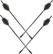 TOYANDONA 4pcs Throwing Wooden Arrows into The Pot Toss Pot Arrow Pot Toss Arrow Game Tossing Arrows Plaything Arrow Tossing Game Toss Pot Throwing Playthings Black Rubber