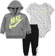 [Nike] Jdi Toss 3pc Fz Pant Set 5uf323-023 Complete Suit Baby 0-24