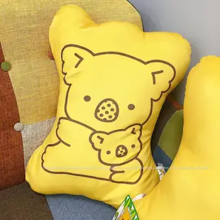 日本帶回 樂天 LOTTE 樂隊君 小熊餅乾 無尾熊巧克力餅乾 絨毛 抱枕 靠枕 靠墊 枕頭 玩偶 娃娃