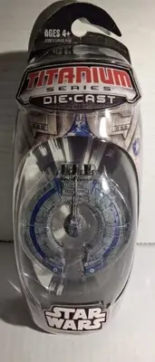 2007 Hasbro Star Wars Titanium TRADE FEDERATION BATTLESHIP Die-Cast