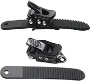 UP100 1 Sets Snowboard Parts 2 Buckles and 2 Straps for Snowboard Strap-in Toe Tongue Binding System