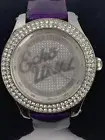 Marc Ecko Times Square, New York Purple Leather Band Women’s Watch E10038m3