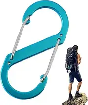 Carabiner for Keys | Carabiner Keychains Clip | Aluminum Alloy, Multifunctional Key Holder for Outdoor Hiking, Travel, Backpacking