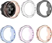 Case intended for Garmin Swim 2 Bands, Shock-Proof Scratch-Resistant Protective Band Cover Case intended for Swim 2 Smartwatch (Orange,Blue,Black,Clear,Purple)