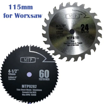 4-1/2" inch Wood Metal Circular Saw Blade for Dewalt 20V DCS571 9.5mm 3/8" Arbor