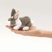NEW PLUSH SOFT TOY 2727 Folkmanis Mini Bunny Rabbit Finger Puppet 12.5cm