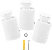 3pcs Radiator Accessories Hook Towel Rack Hanging Frame Storage Holder Hand Towels Holder for Bathroom Radiator Hanging Hanger Bathroom Accessories Towel Hangers Plastic White