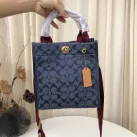 在飛比找Yahoo!奇摩拍賣優惠-琳精品@COACH 2022-3663新款 Chambray