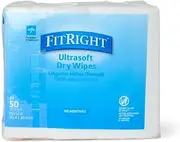 Medline Disposable Dry Cleansing Cloth Wipe, 500 Count, Wipe Size 10 x 13 inches, Dry cloth for baby wipes and incontinence care