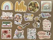 Healthy Body Positive Stickers Empathy Feelings Be Kind Happiness Validation