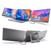 Laptop Screen Extender, 14'' FHD 1080P USB-C Portable Monitor, IPS Grey