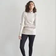 eavolu Acadia Split-Sleeve Long-Sleeve Top in Bone at Nordstrom, Size X-Small